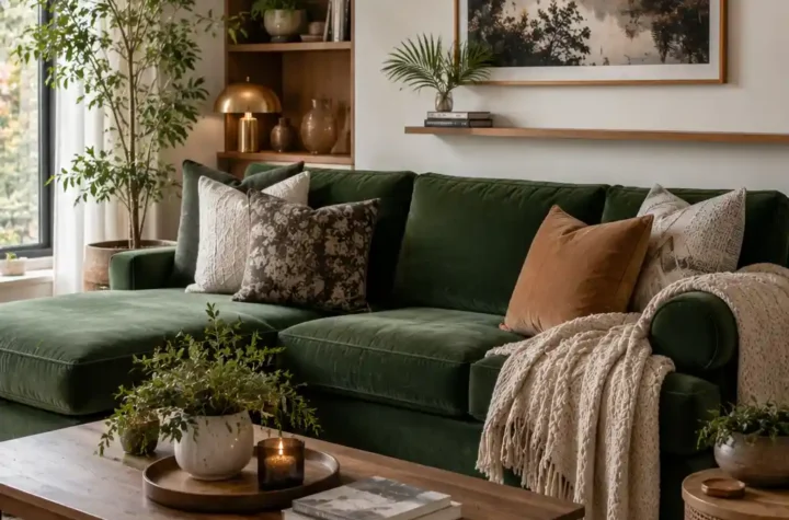 Green Couch Living Room Ideas