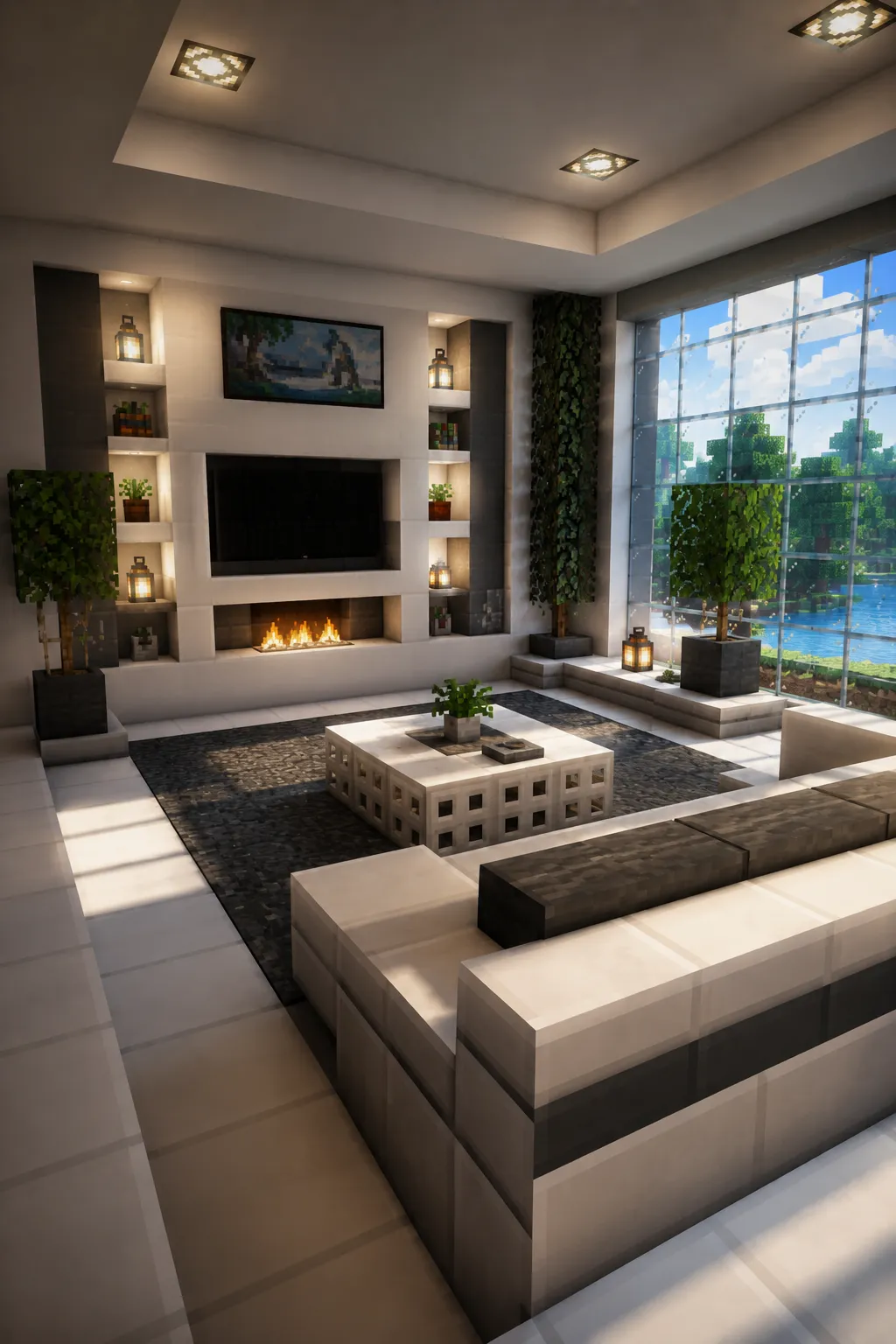 Modern Minimalist Living Room