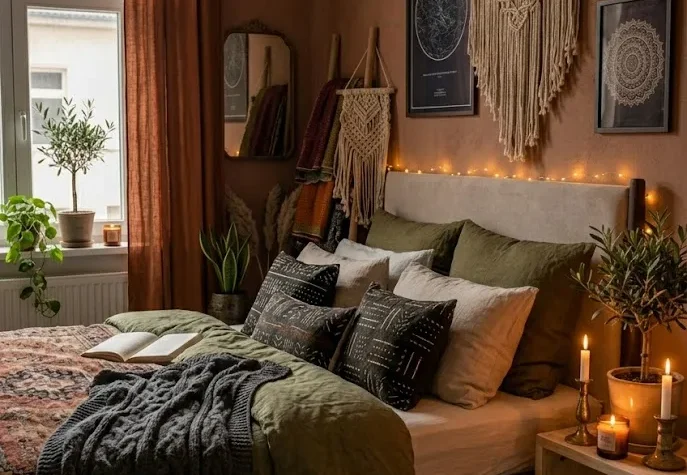 Moody Boho Bedroom Ideas