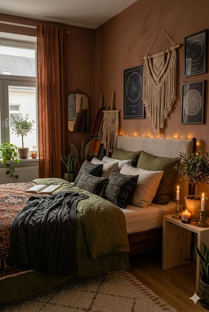 Moody Boho Bedroom Ideas