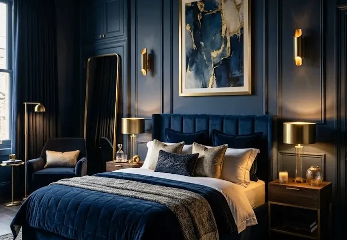 Navy Blue Bedroom Ideas
