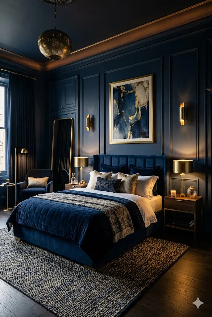 Navy Blue Bedroom Ideas